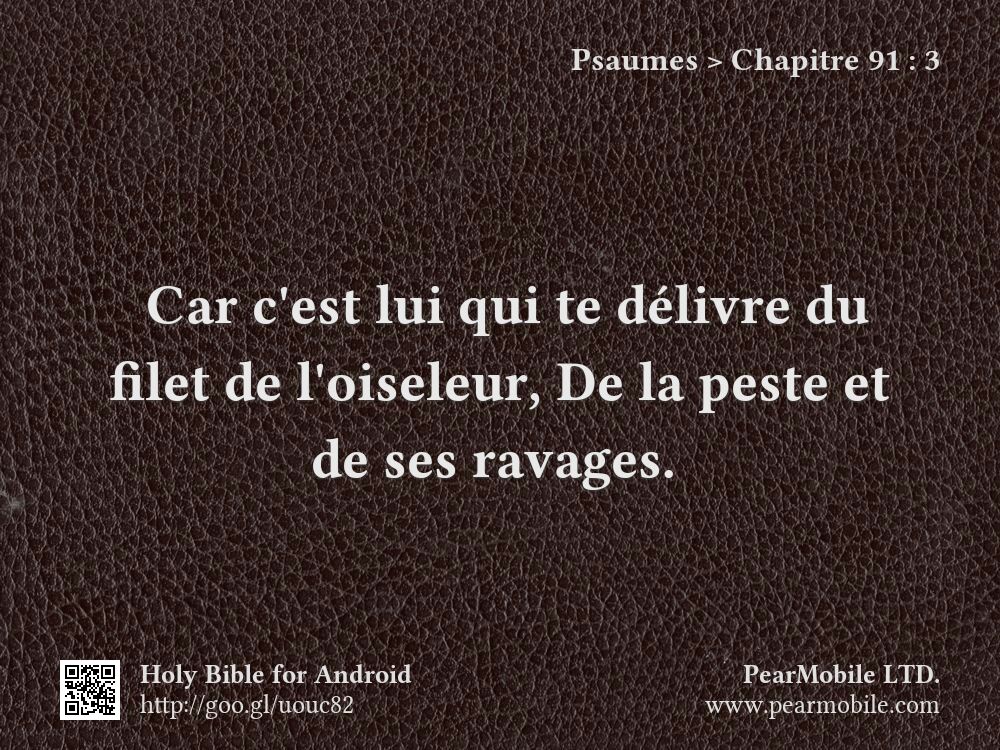 Psaumes, Chapitre 91:3
